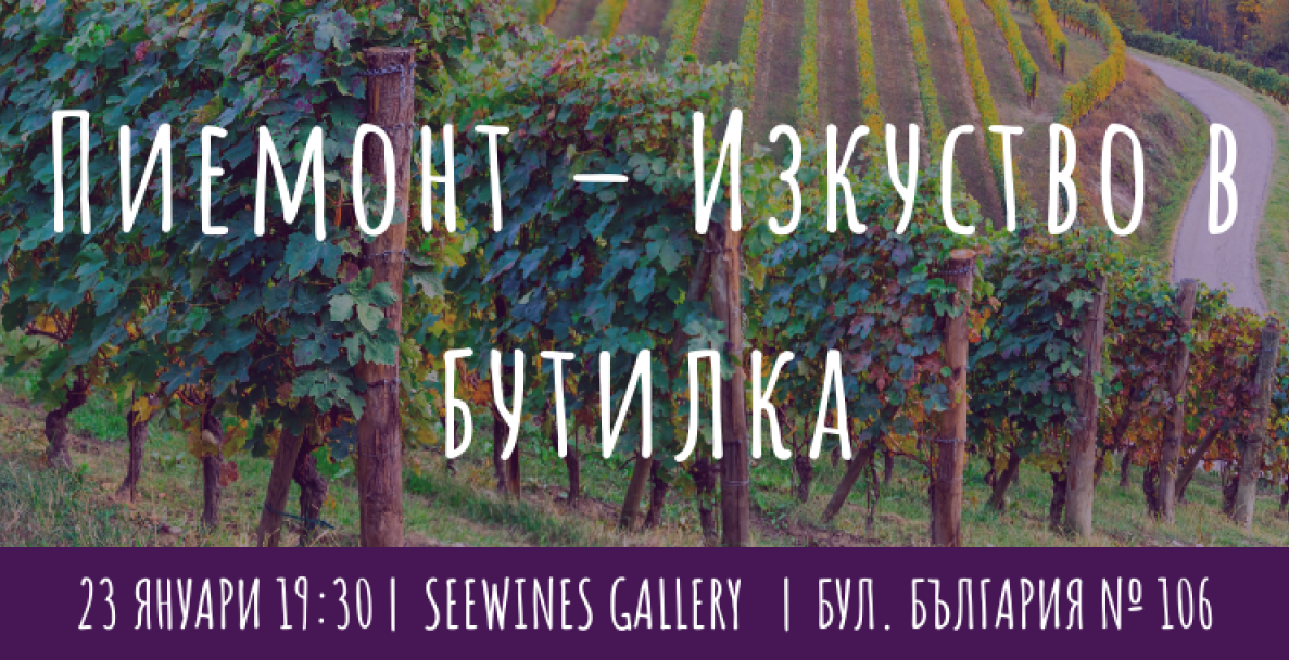 [SOLD OUT] Пиемонт – Изкуство в бутилка