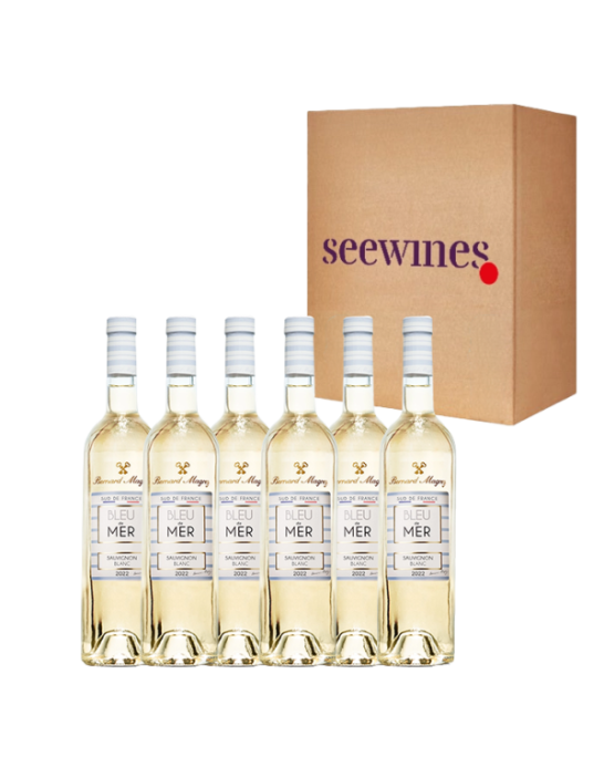 Пакет 6 бутилки Блу дю Мер Совиньон Блан