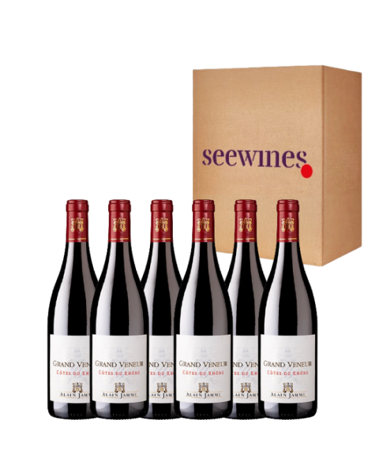 Пакет 6 бутилки Кот дю Рон Руж Ален Жом