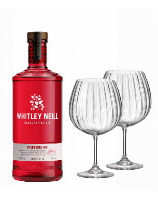 Джин Уитли Нийл Малина 43% + 2 чаши Bohemia GIN