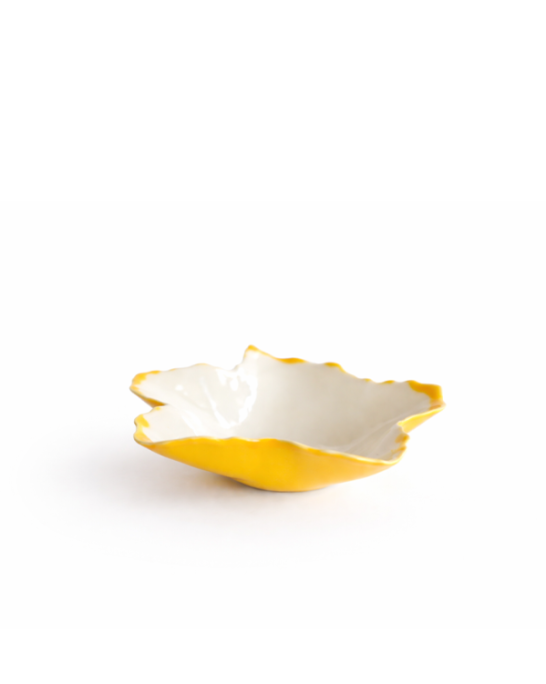 Pottery & Poetry Bowl Blossom Cadmium Yellow