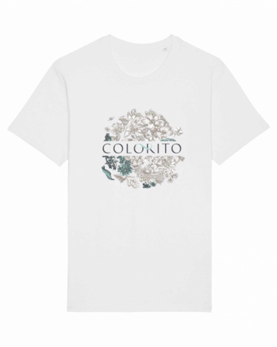 White Men's T-shirt Colorito