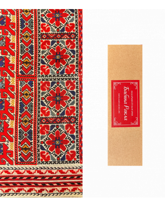 silk scarf with embroidery Donka 160*45