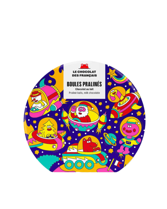 Le chocolat des Français Box of Milk Chocolate Praline Bonbons