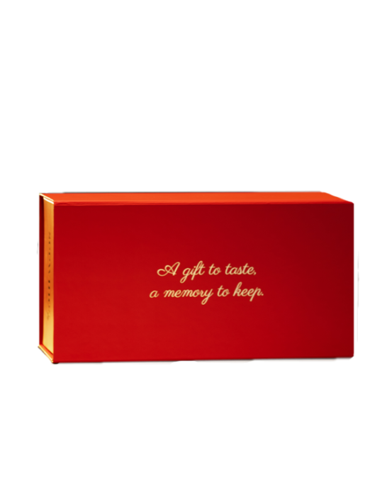 Червена луксозна кутия Seewines средна