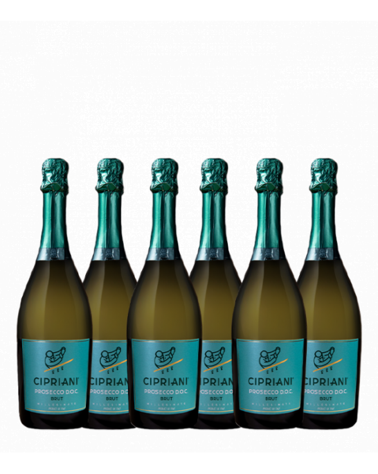 Set Cipriani Prosecco Spumante Brut