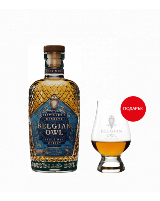 Belgian Owl Evolution Single Malt Whisky + A Whisky Tasting Glass