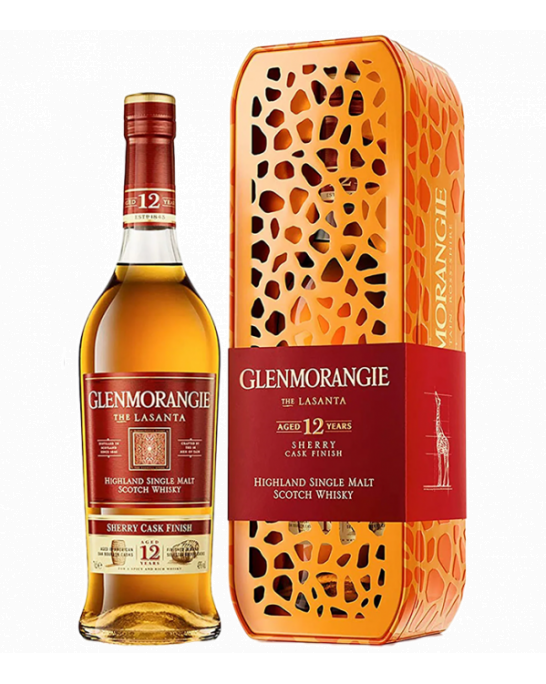 Glenmorangie Whiskey 12Y Giftable Giraffe Tin