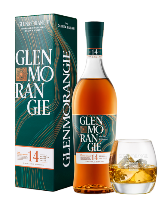 Glenmorangie Quinta Ruban 0.7l in Gift box + glass