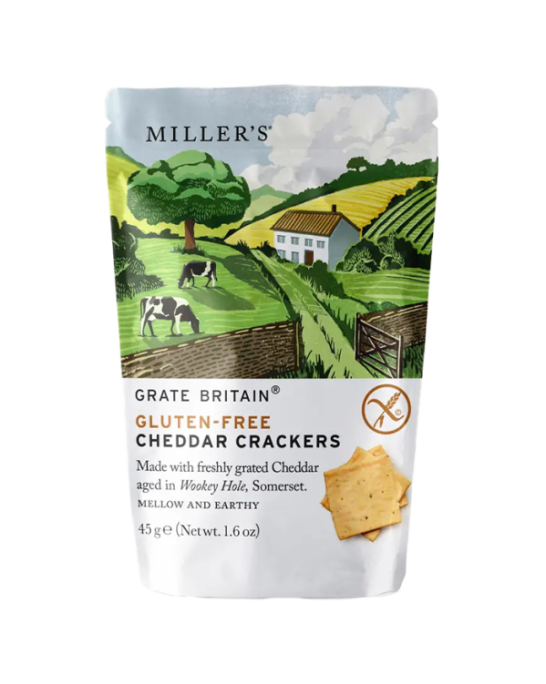 English cheddar crackers