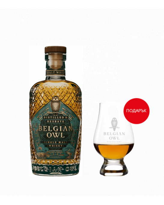 Belgian Owl IDENTITY Single Malt Whisky 0.7l + A Whisky Tasting Glass