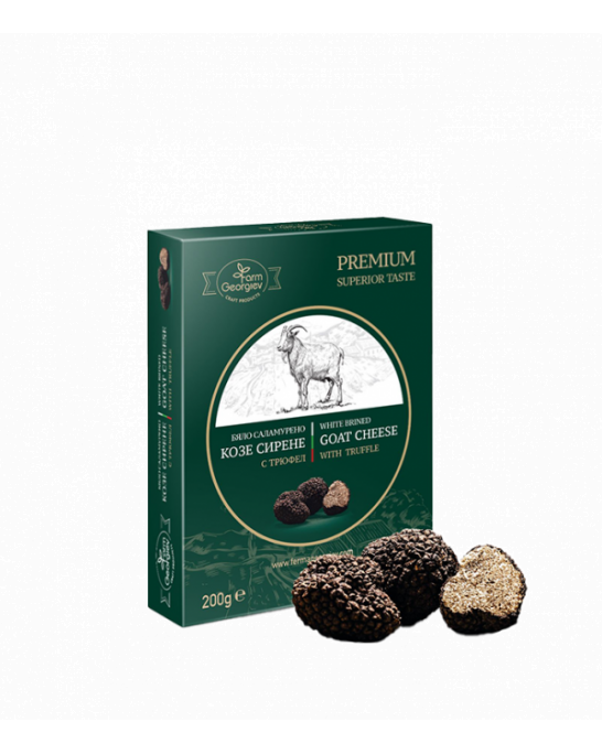 Georgiev Farm Bulgarian brined goat cheese with truffle
