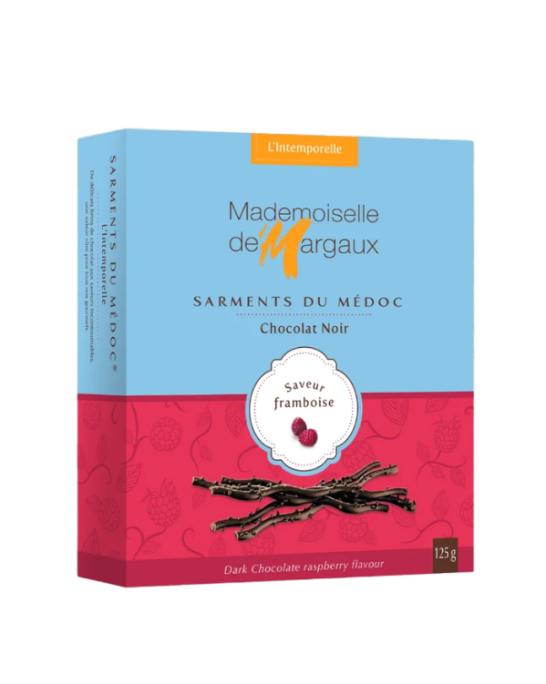 Mademoiselle de margaux chocolate sticks raspberry