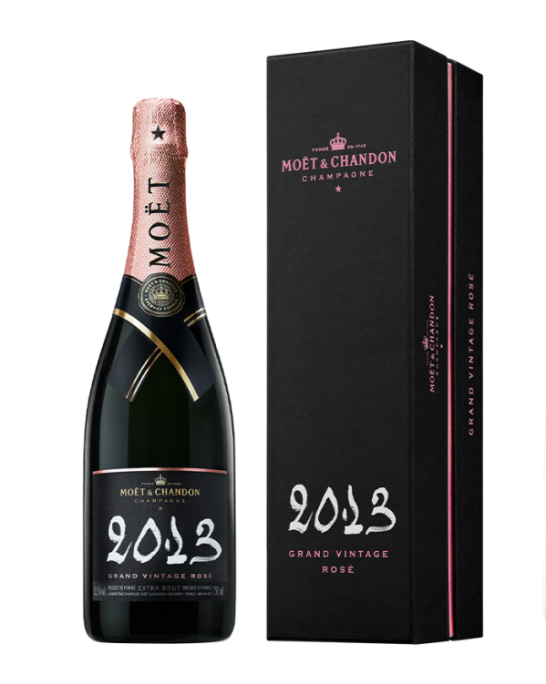 Moët & Chandon Grand Vintage Rosé 2013 with Gift Box