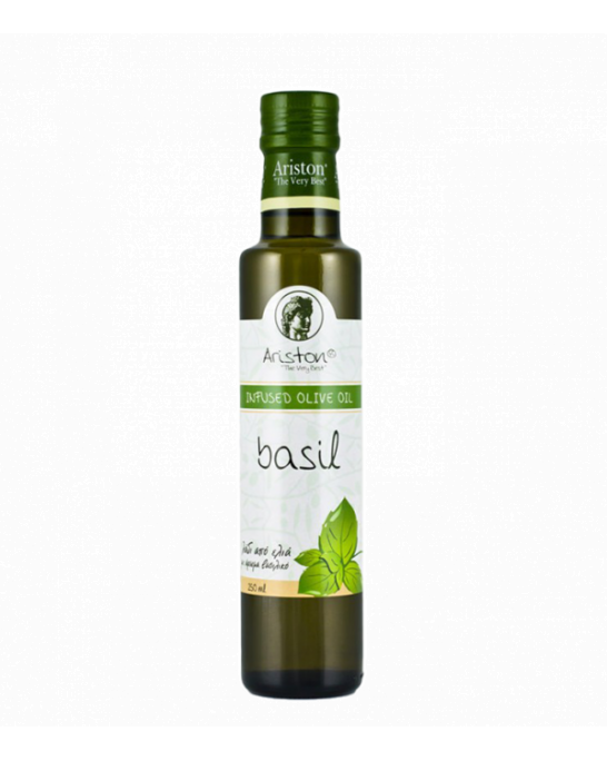Extra Virgin Olive Oil Ariston Infused with Basil