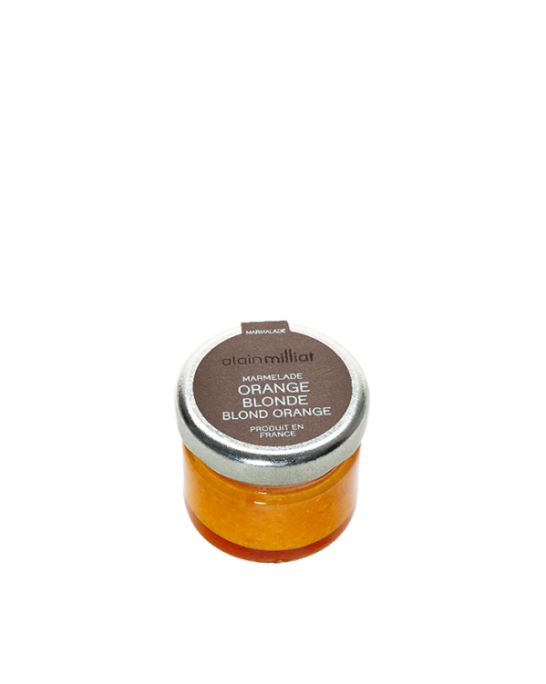Blond orange marmalade 28 g. Alain Milliat