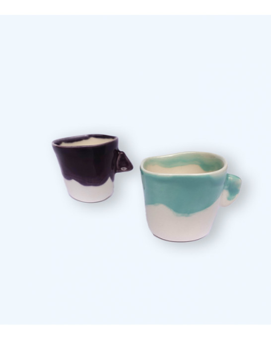 POTTERY & POETRY Set of 2 cups