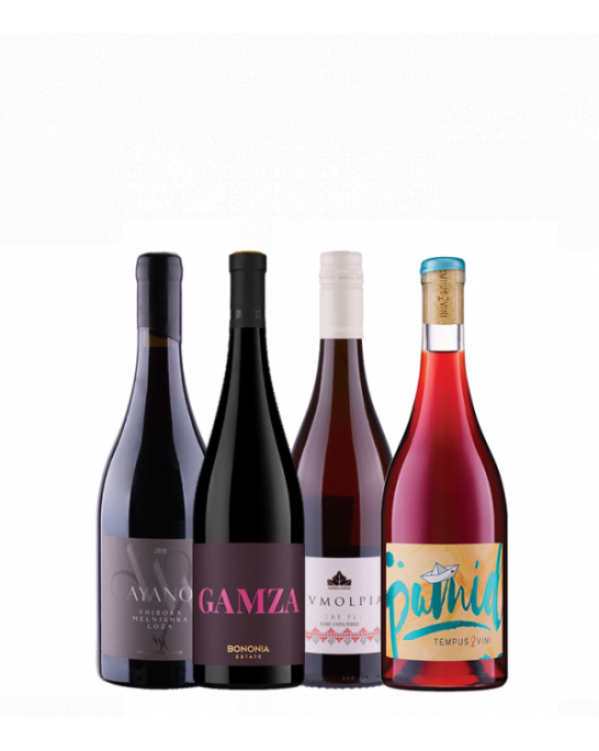 4 delicate Bulgarian red wines