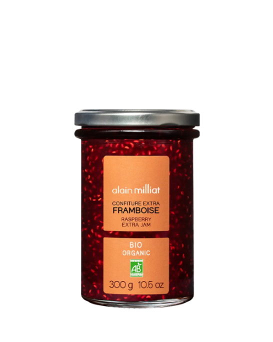 Raspberry extra jam 300g. Alain Milliat
