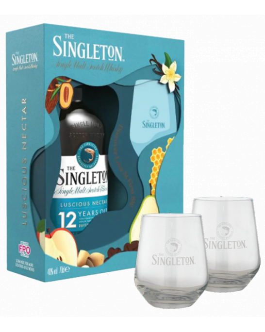 Singleton Of Dufftown 12 YO Box 700 ml. + 2 glasses