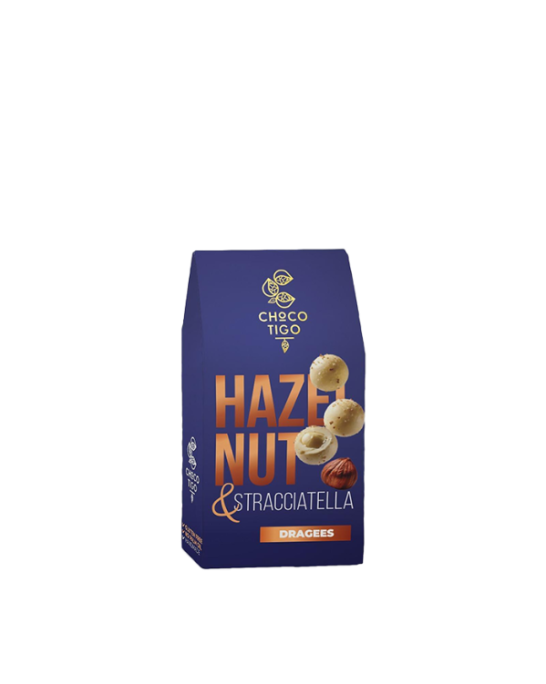 Dabov Chocotigo STRACCIATELLA in white chocolate / chocolate dragees /