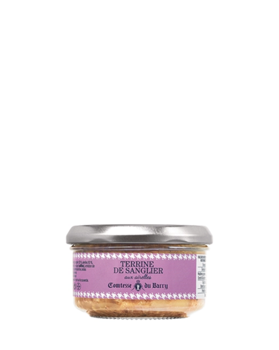 Wild boar terrine with blueberries