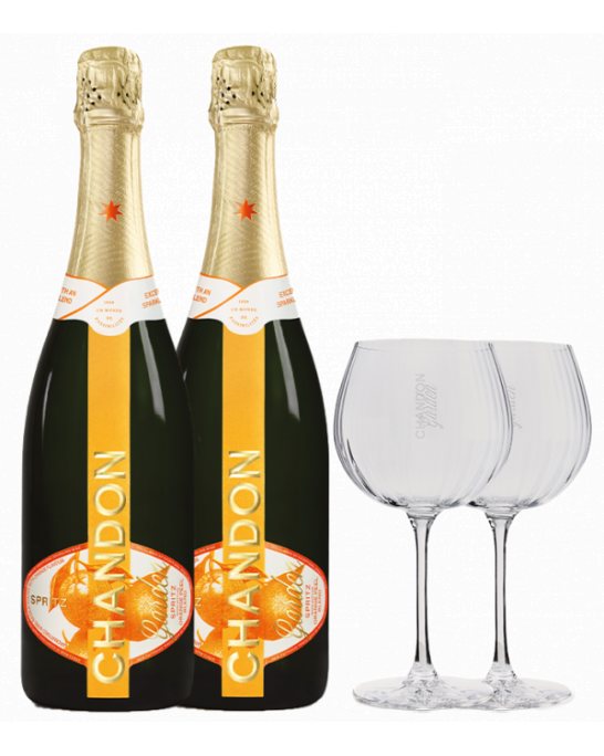 Chandon Garden Spritz 2 bottles + gift 2 glasses Chandon