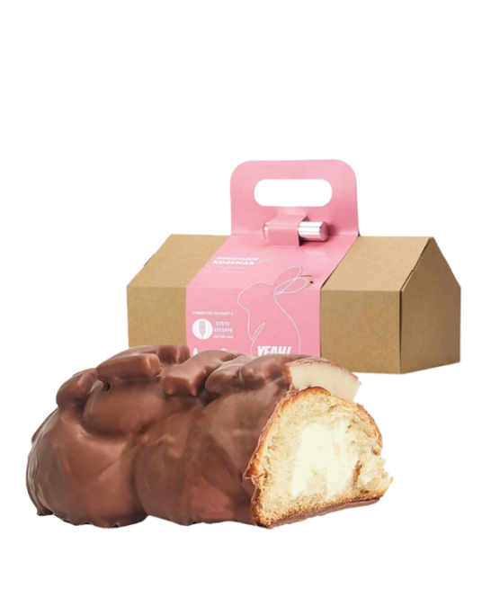 Yeah! Шоколадов козунак с ганаш от кисело мляко и парфюм