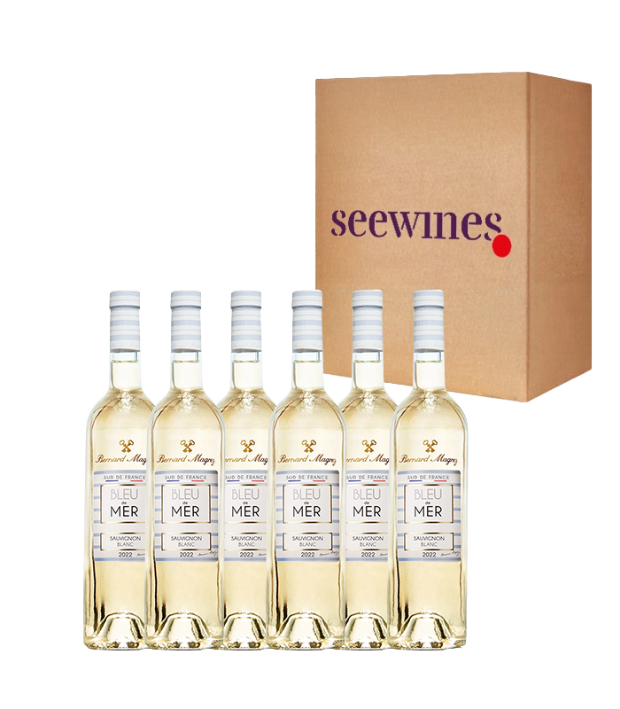 Пакет 6 бутилки Блу дю Мер Совиньон Блан