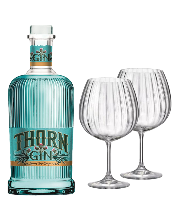 Джин Торн +  2 бр. чаши Bohemia GIN