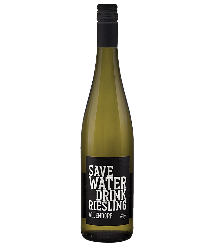 Фриц Алендорф Save Water Drink Riesling