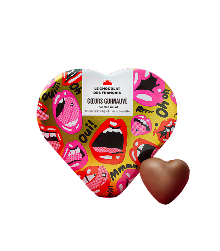 Heart Box of 3 marshmallow hearts