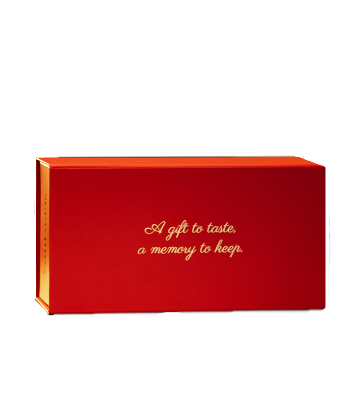 Червена луксозна кутия Seewines средна