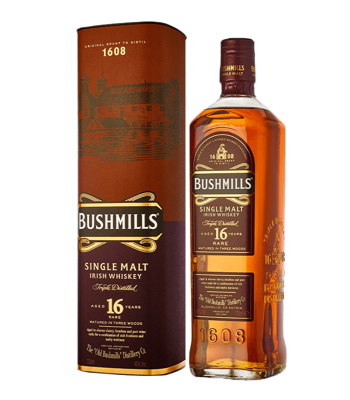 Bushmills 16 Year Old Single Malt Irish Whiskey 70cl