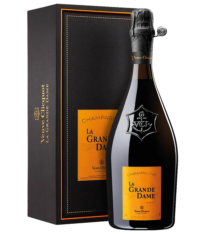 Шампанско ла Гранд Дам Вьов Клико в подаръчна кутия