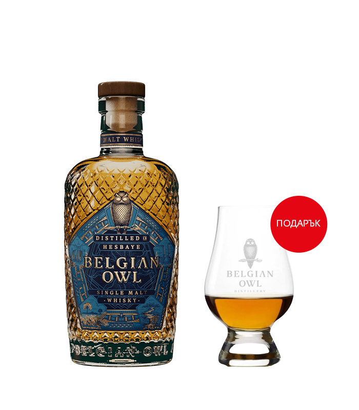 Belgian Owl Evolution Single Malt Whisky + A Whisky Tasting Glass