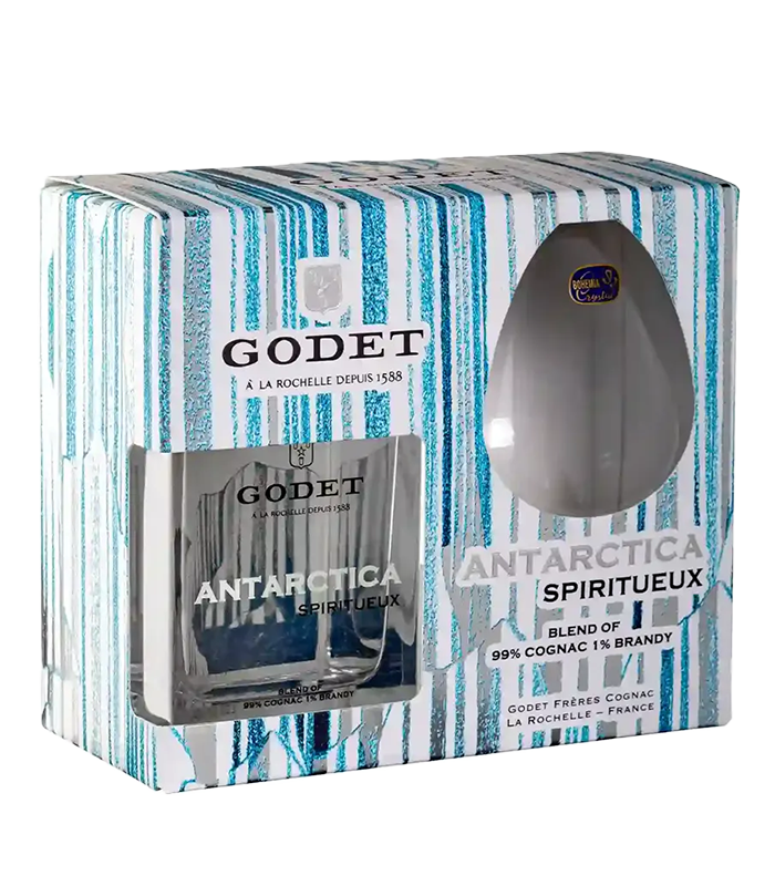 Коняк Годет Антарктика 0.5 л + чаши