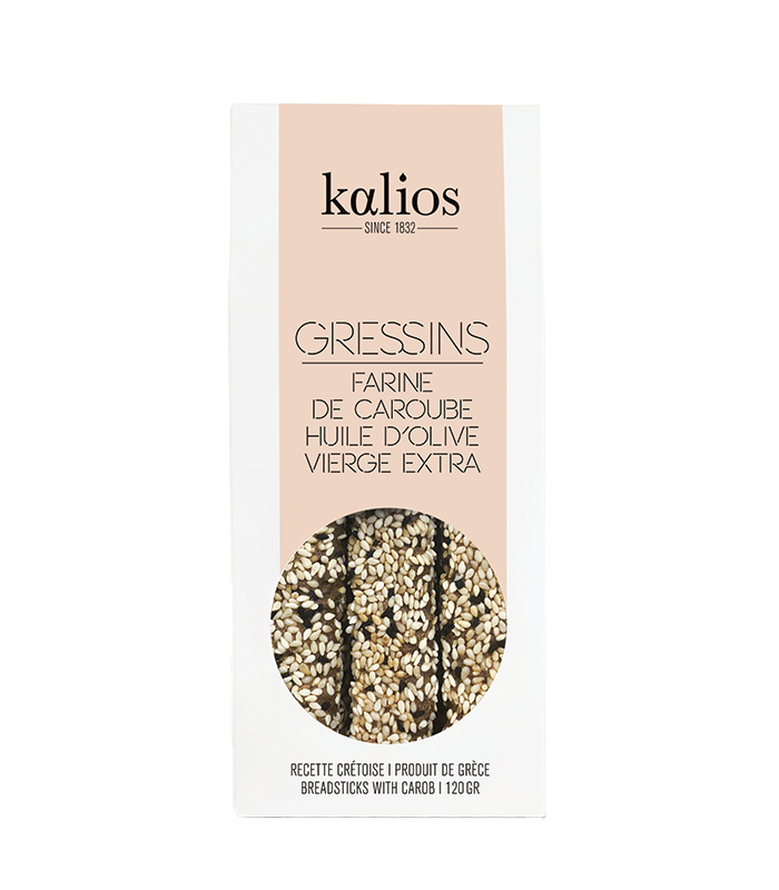 Kallios Grisini with carob, sesame