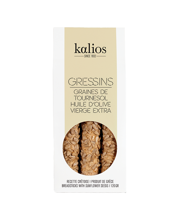 Kallios Grisini with sunflower seeds