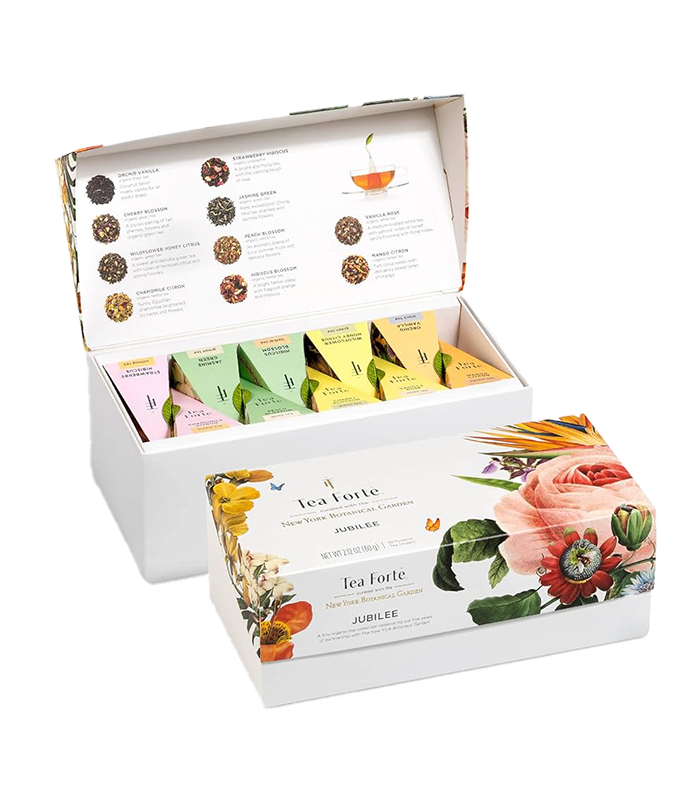 Подаръчна кутия Tea Forte Jubilee 10 бр. пирамидки