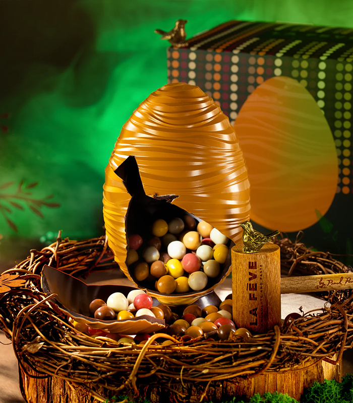 La Feve Yellow Fabergé with dragees