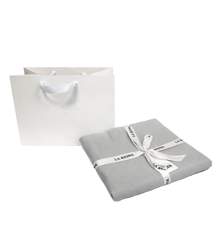 La reina Покривка 120 X 200 цвят сив