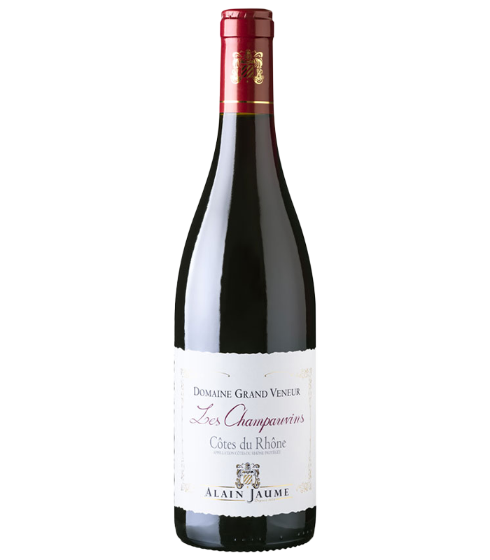 Les Champauvins Cotes du Rhone Rouge Alain Jaume