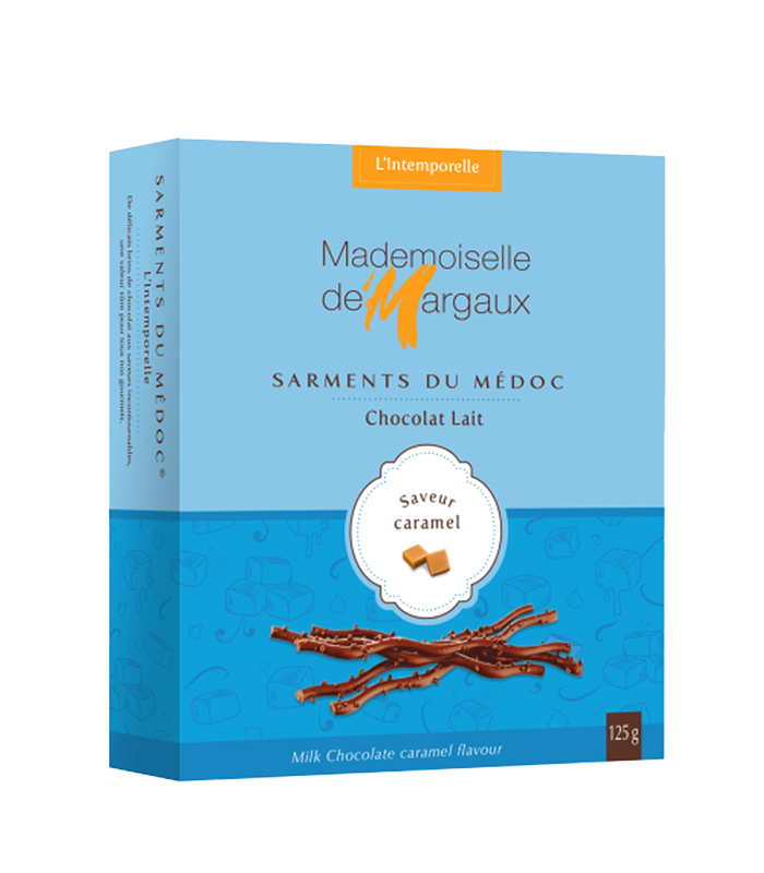Mademoiselle de margaux chocolate sticks caramel