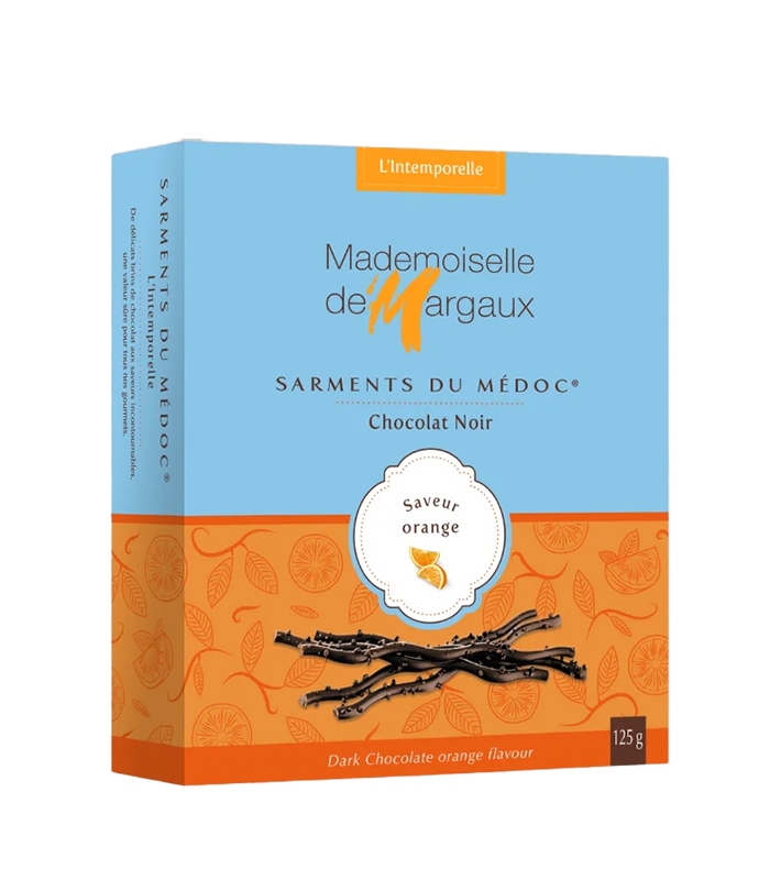 Mademoiselle de Margaux chocolate sticks orange