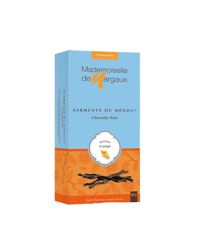 Mademoiselle de margaux chocolate sticks orange