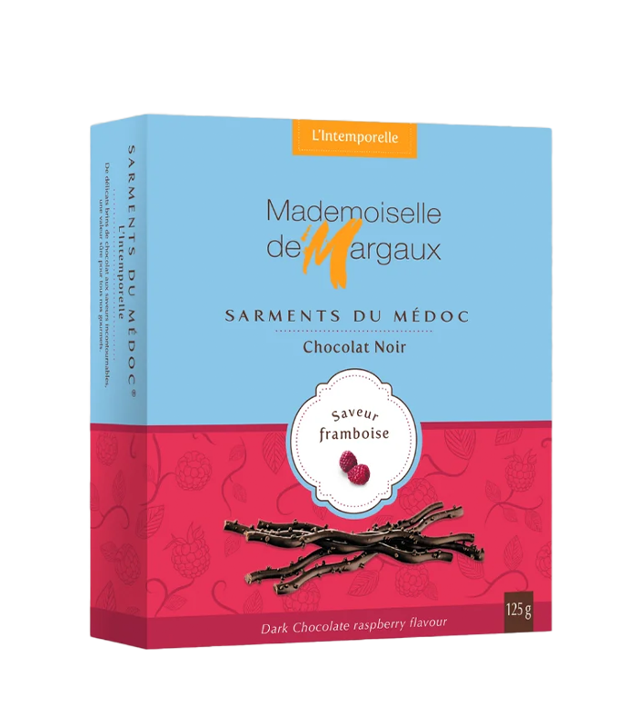 Mademoiselle de margaux chocolate sticks raspberry