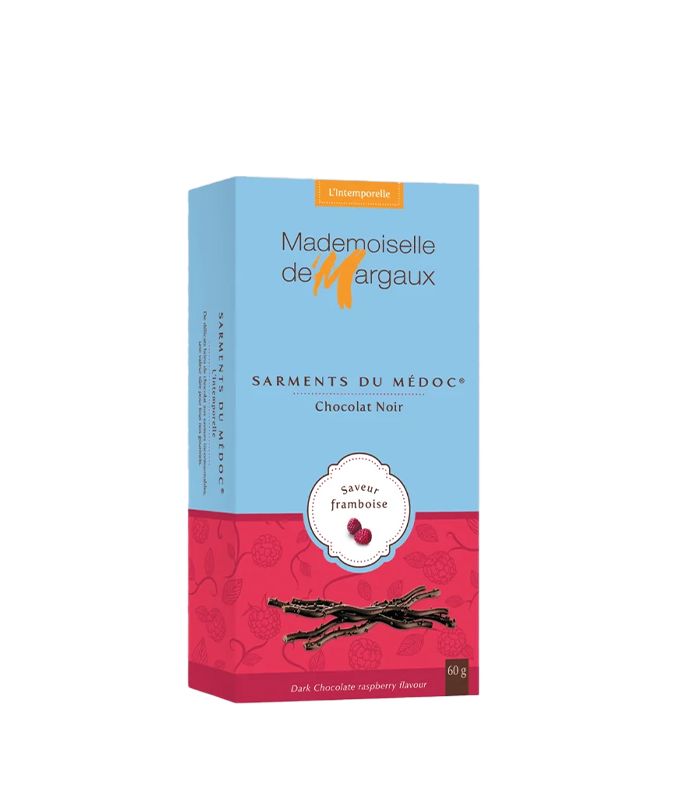 Mademoiselle de margaux chocolate sticks raspberry