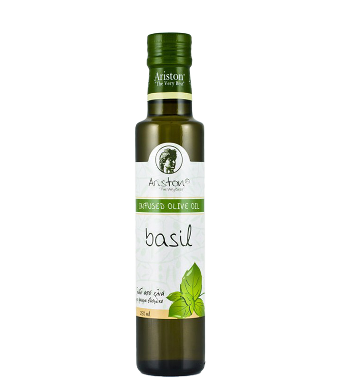 Extra Virgin Olive Oil Ariston Infused with Basil