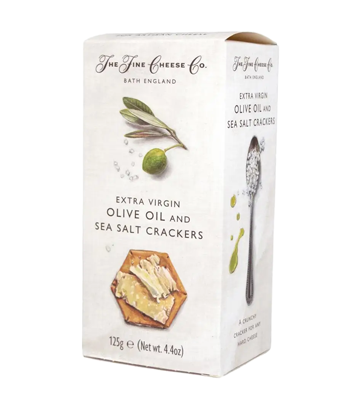 English crackers with extra virgin olive oil and sea salt